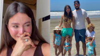 Esposa de Sorocaba chora ao contar de acidente com filho do casal