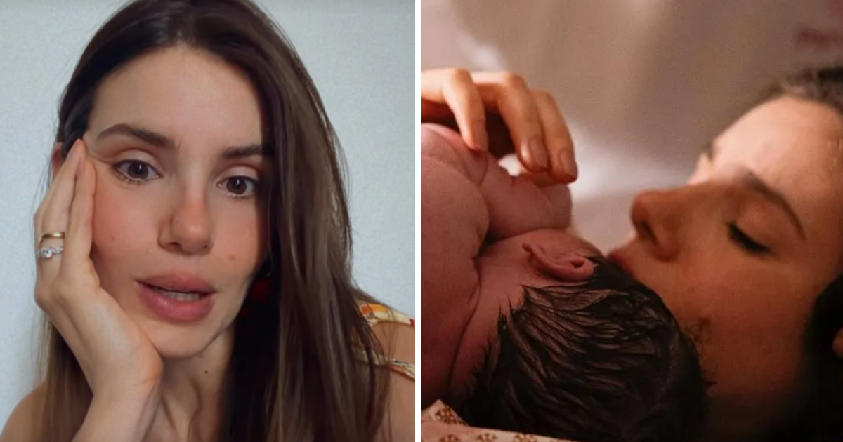 “Xerox do Kleber”: Camila Queiroz comenta primeiras fotos públicas da filha