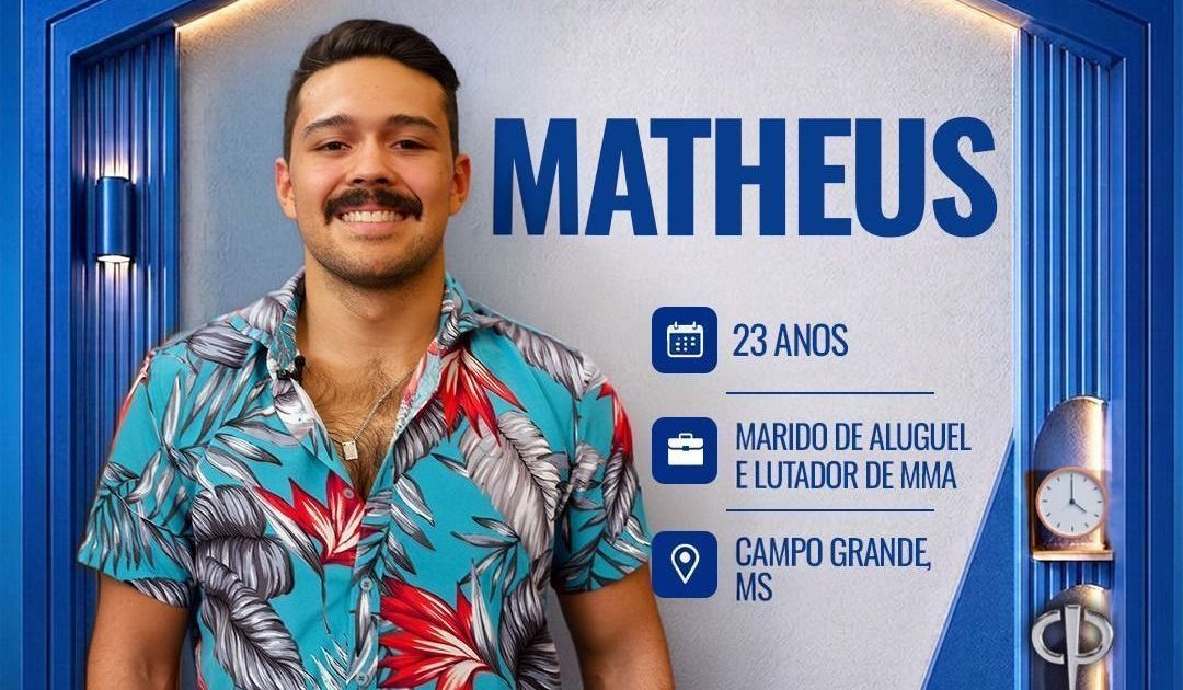 “Casa do Patrão”: conheça o participante Matheus Pantaneiro, lutador de MMA