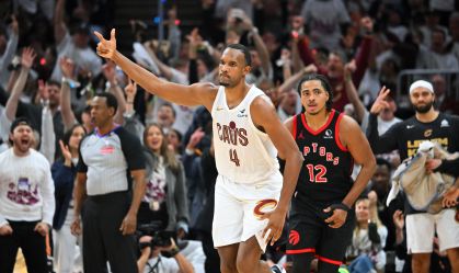Imagem de destaque do post: Cavaliers reagem, vencem Raptors e ficam a uma vitória de avançar de fase