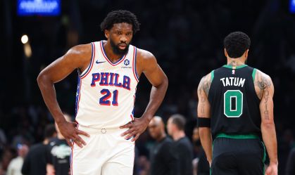 Imagem de destaque do post: Embiid brilha, 76ers vencem Celtics e evitam eliminação nos playoffs da NBA