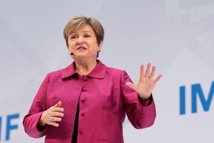 Chefe do FMI, Kristalina Georgieva, em 9 de abril de 2026