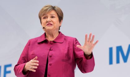 Chefe do FMI, Kristalina Georgieva, em 9 de abril de 2026