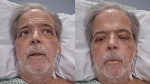 Ator Cláudio Cinti está internado há dois meses por múltiplas infecções