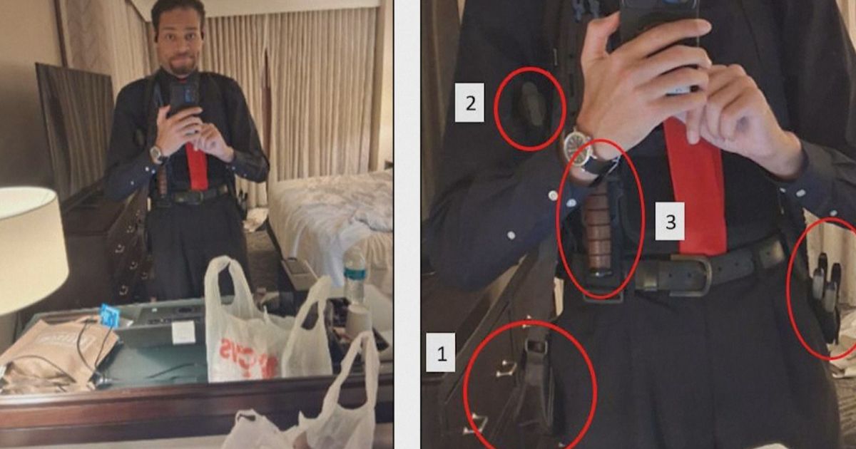Selfie mostra atirador com pistolas antes de ataque em jantar com Trump