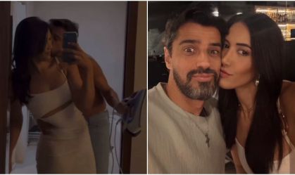 Imagem de destaque do post: BBB 26: Cowboy reencontra Maxiane em jantar e posa agarradinho com esposa