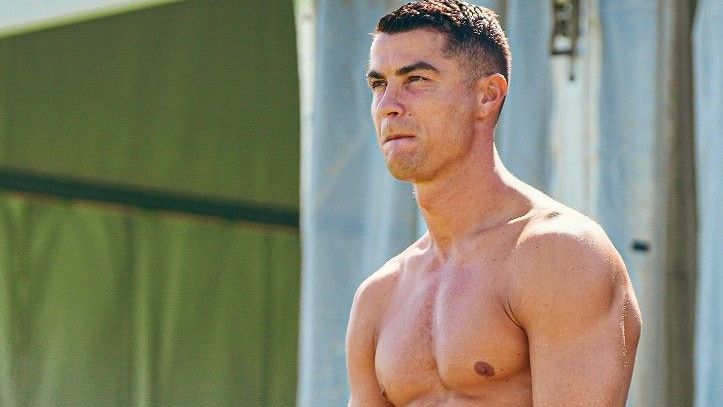 Cristiano Ronaldo em treino