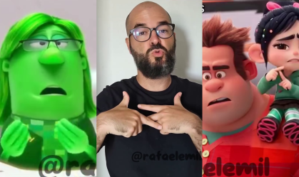 Rafael Emil cria conteúdo em libras
