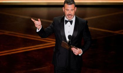 Jimmy Kimmel na cerimônia do Oscar em 15 de março de 2026