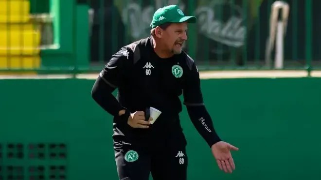 Fábio Matias em treino da Chapecoense