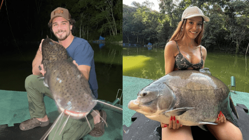 Maiara confirmou affair com cantor e os dois foram vistos pescando no mesmo local