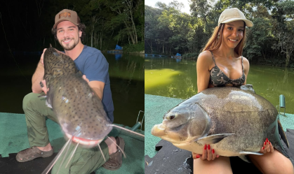 Maiara confirmou affair com cantor e os dois foram vistos pescando no mesmo local