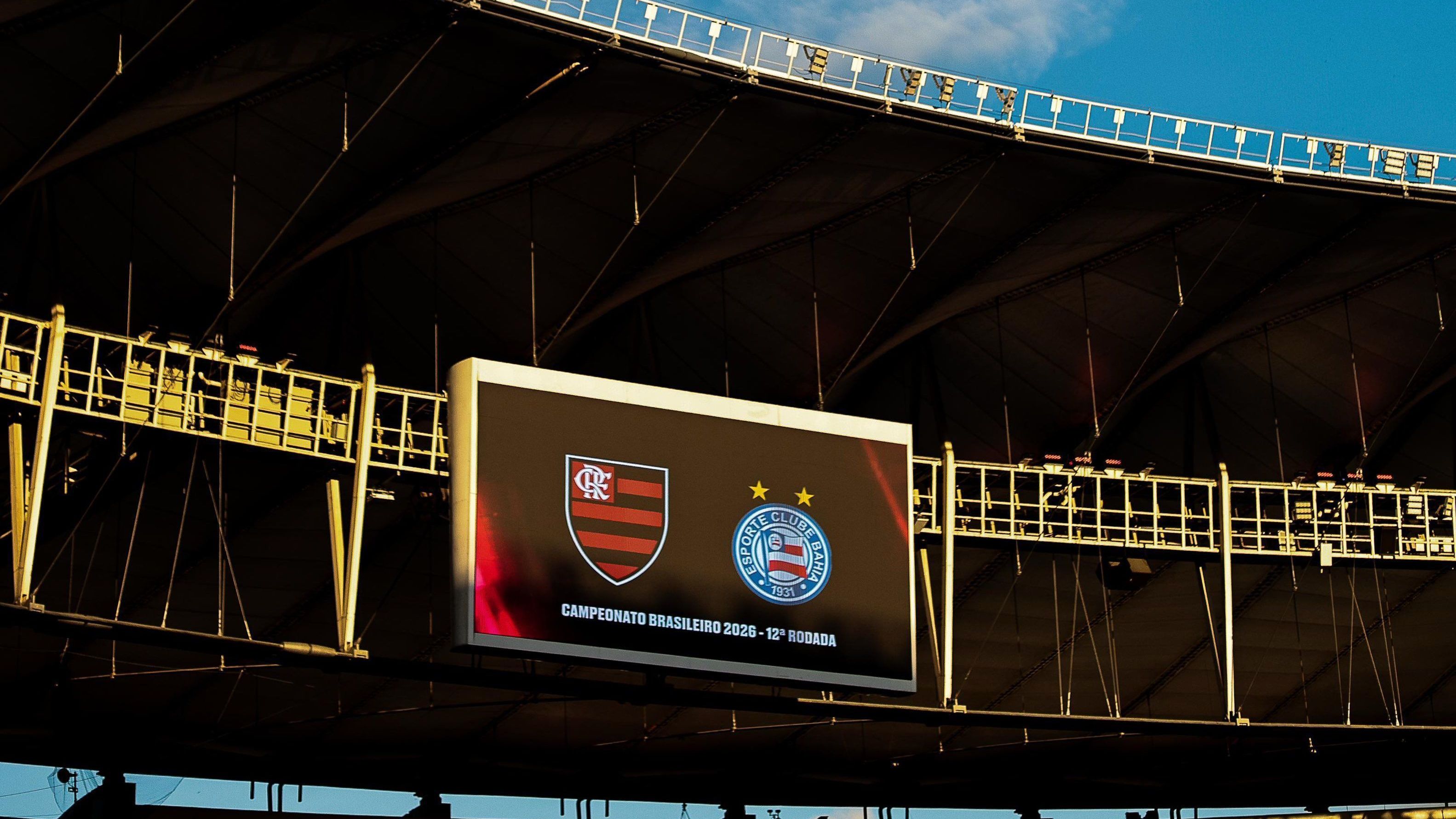 Maracanã preparado para o confronto entre Flamengo e Bahia