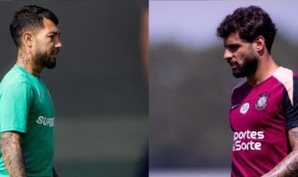 Lucho Acosta e Yuri Alberto se enfrentam nesta quarta (1º) em Fluminense x Corinthians