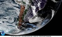 O ciclone extratropical que avançou pela região