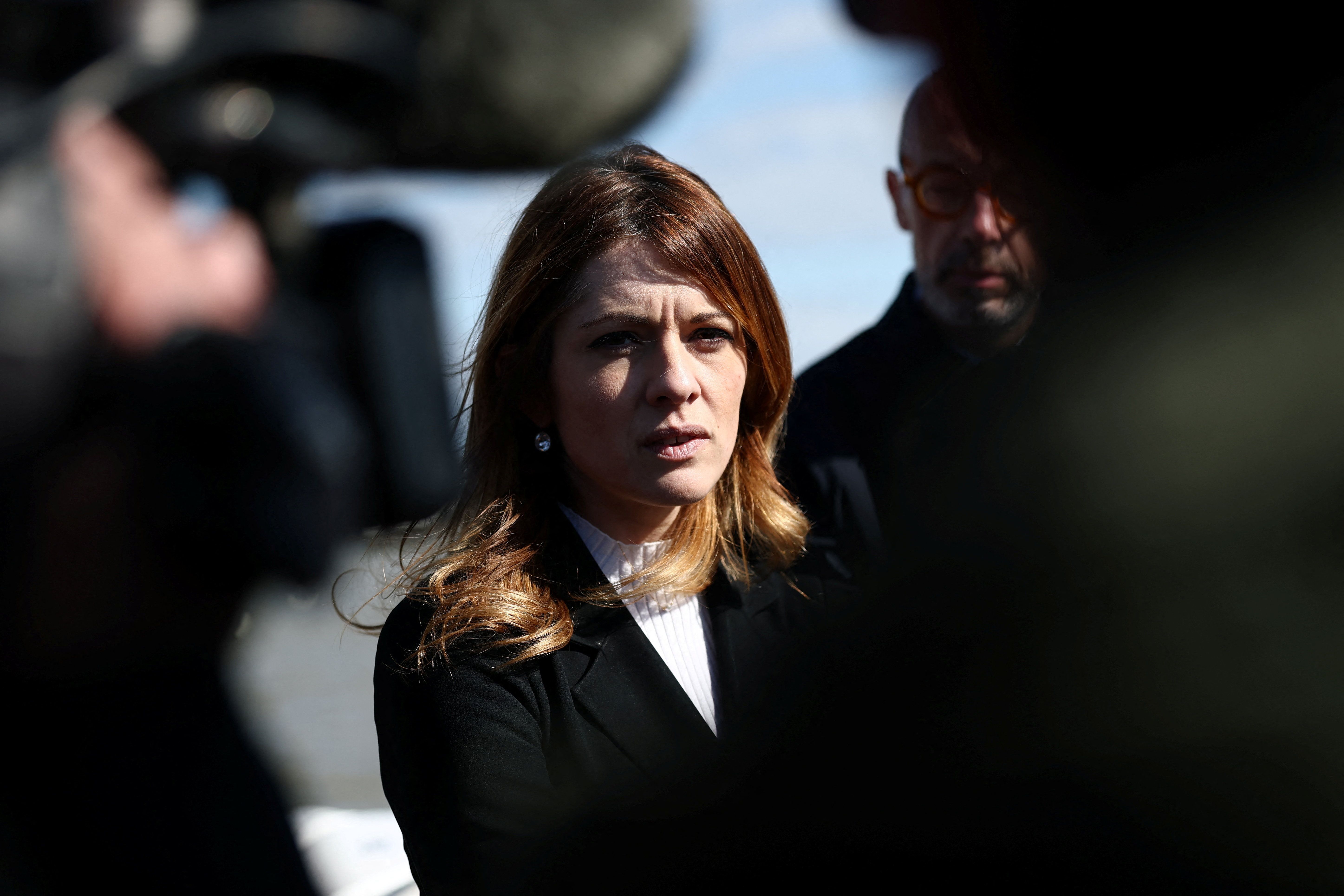 Ministra da Energia da França, Maud Bregeon, em La Barre-de-Monts, no oeste da França, em 2 de abril de 2026