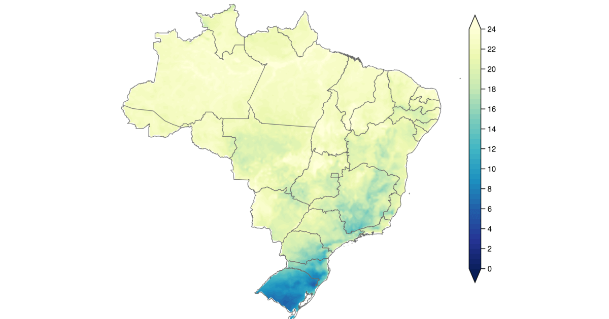 Região Serrana do Rio Grande do Sul deve ter geada neste fim de semana