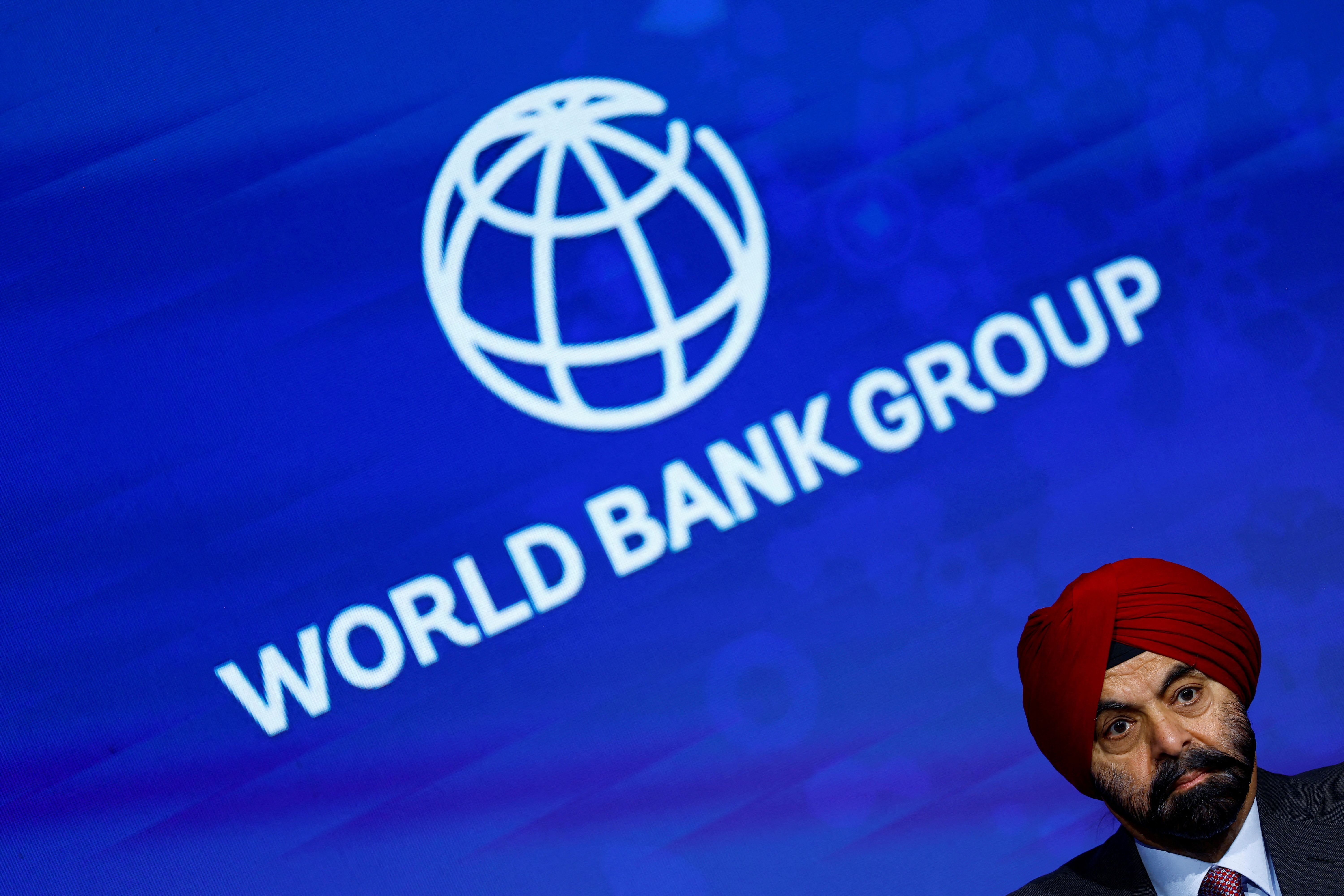 Presidente do Banco Mundial, Ajay Banga, em 15 de outubro de 2023
