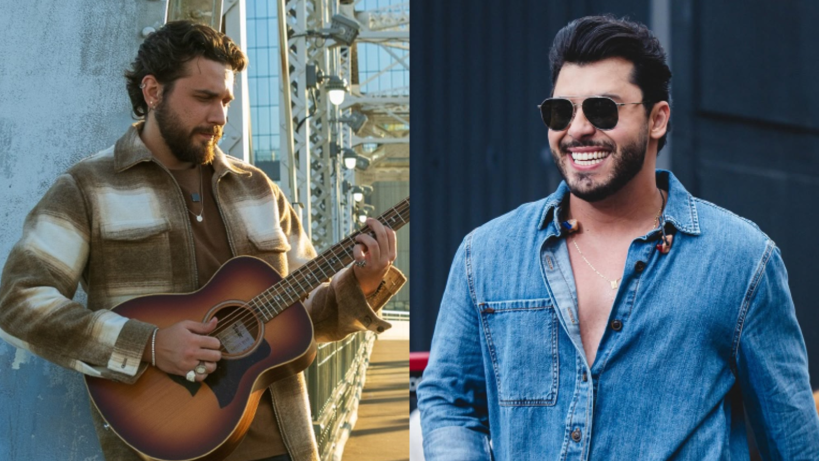 Murilo Huff e Gustavo Mioto interagiram nas redes sociais