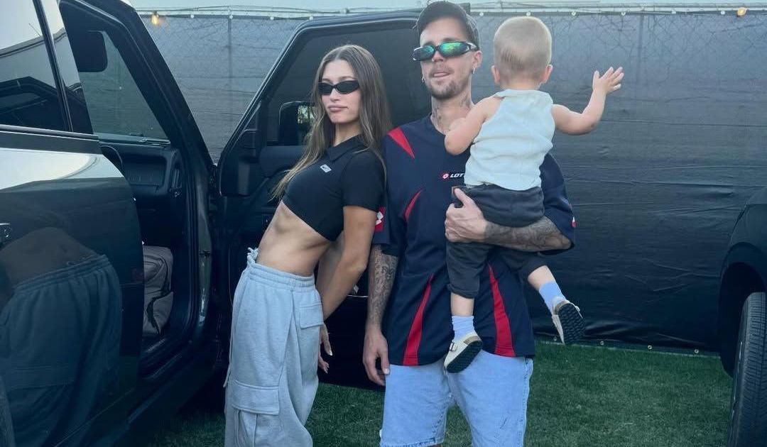 Hailey Bieber mostra bastidores do Coachella com Justin Bieber e o filho