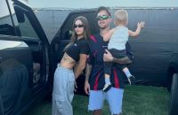 Hailey Bieber mostra bastidores do Coachella com Justin Bieber e o filho