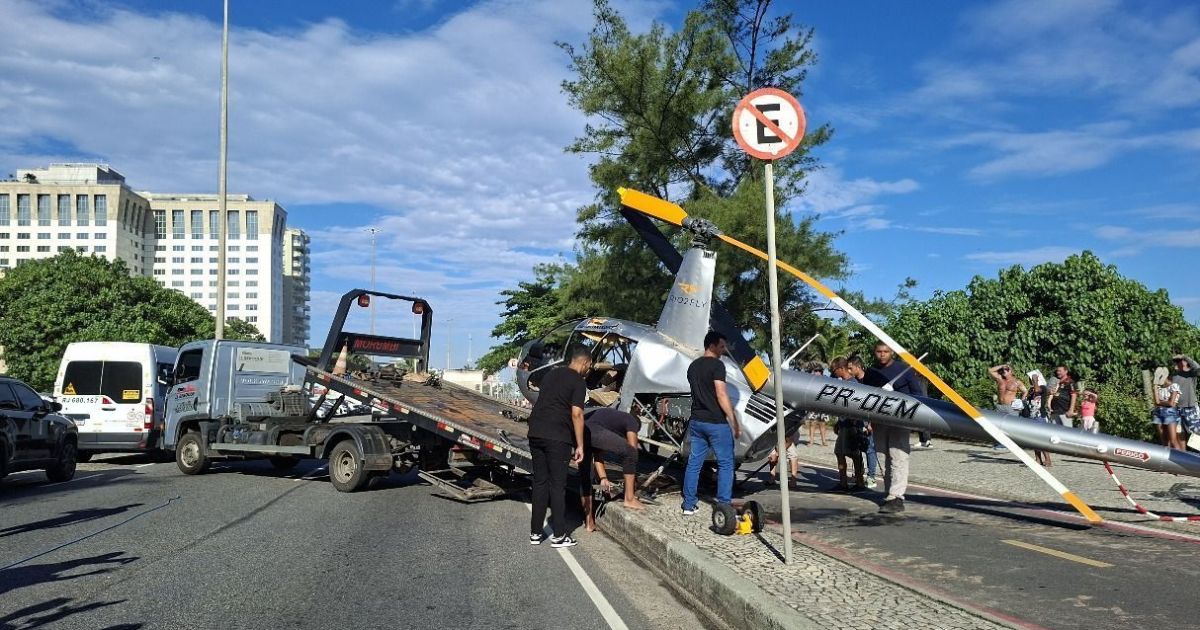 Cenipa investiga queda de helicóptero no mar da Barra da Tijuca, no Rio