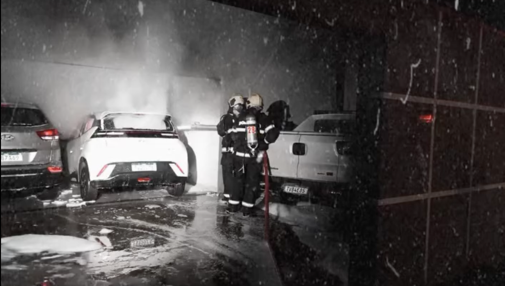 🔥 Incêndio em BYD Dolphin Mini durante recarga em Palmas