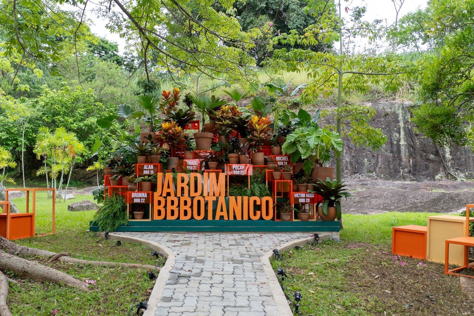 Inauguração do Jardim BBBotânico nos Estúdios Globo • Globo/ Larissa Lopes