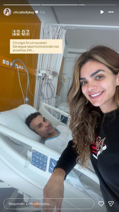 Kelly Key atualiza estado de saúde do marido • Instagram/Kelly Key