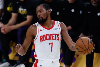 Kevin Durant segue como desfalque do Rockets para Jogo 6 contra os Lakers