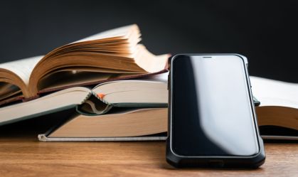 Checking and comparing information in the phone with books