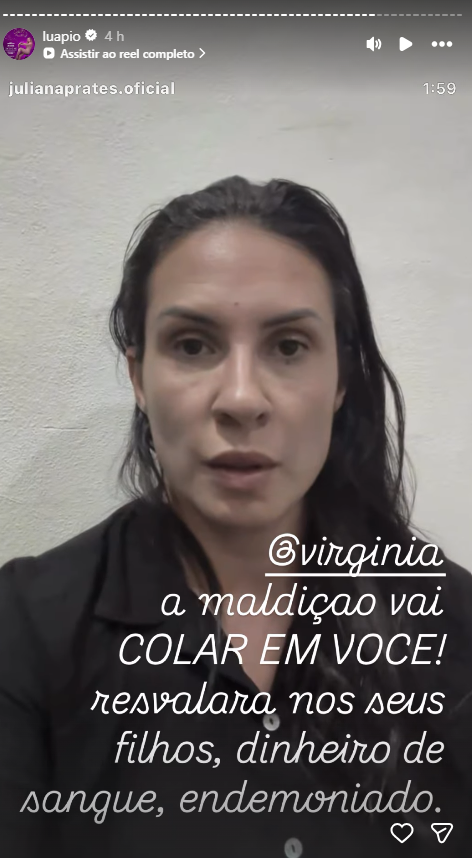 Luana Piovani compartilhou mensagem para Virginia e filhos da influenciadora • Instagram/Luana Piovani