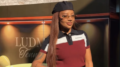 Ludmilla em festa de aniversário