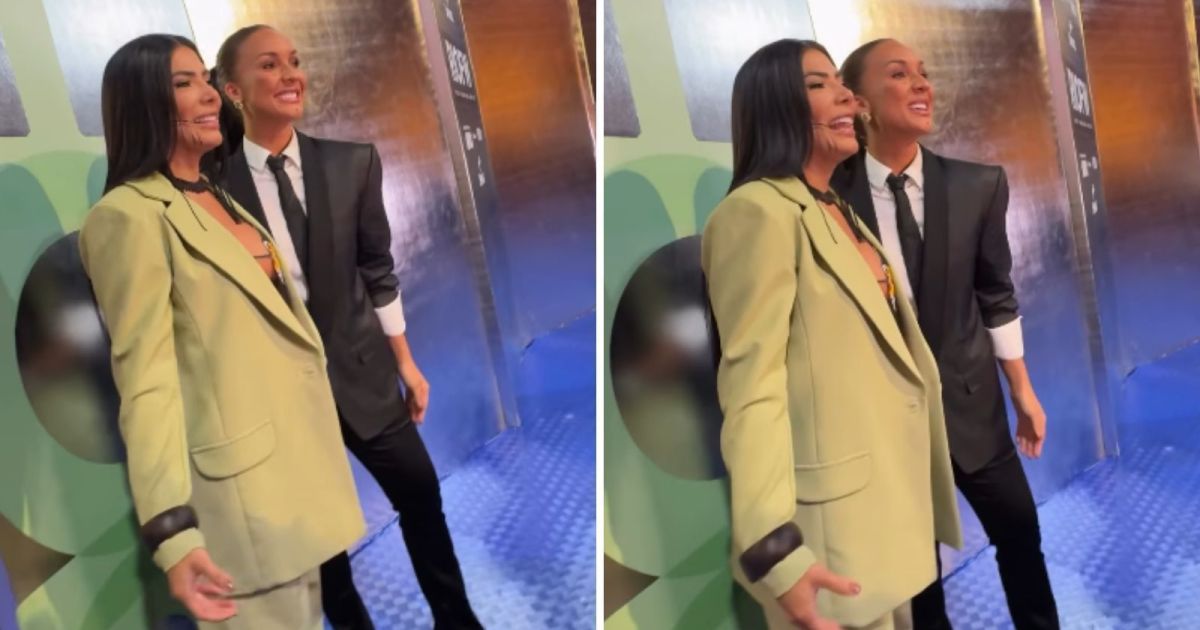Ex-BBBs Marciele e Maxiane se encontram no Rio Fashion Week