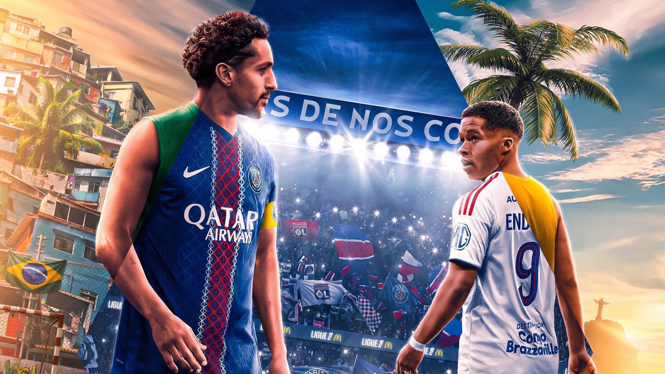 Marquinhos e Endrick se enfrentam na Ligue 1
