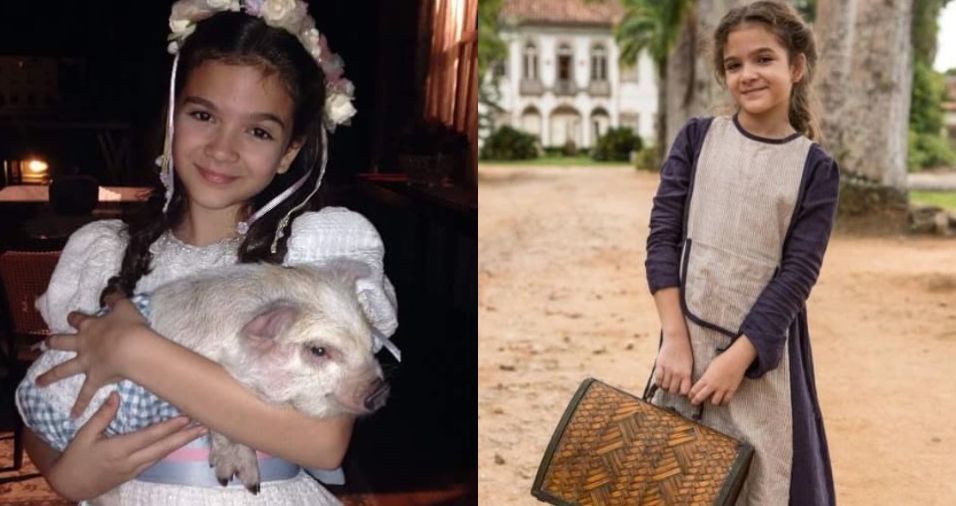 Mel Maia resgata fotos de “Além do Tempo” ao celebrar volta da novela