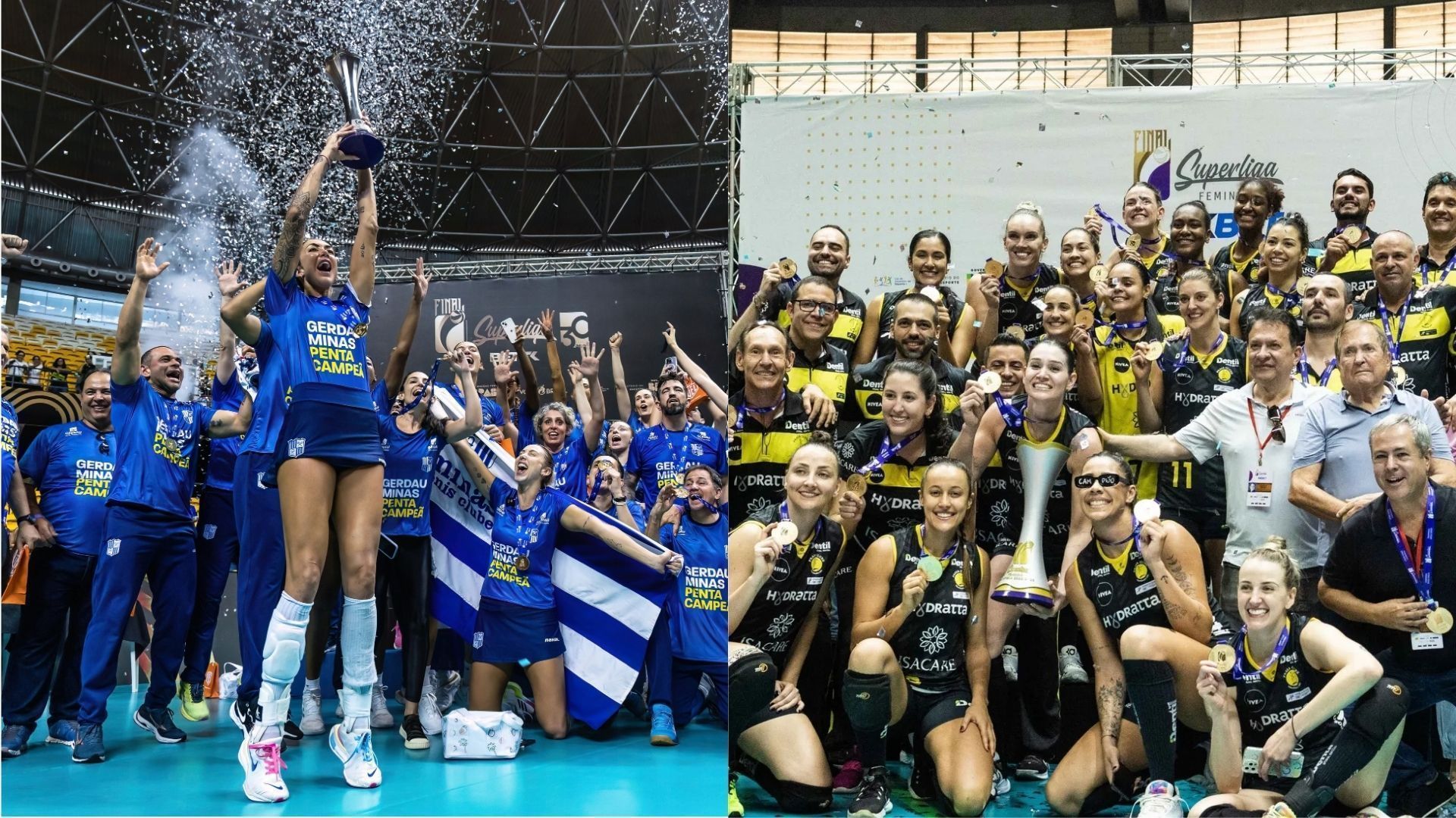 Minas e Praia Clube fazem neste domingo (3) a sexta final da Superliga das últimas sete temporadas