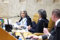 Durante sessão do STF (Supremo Tribunal Federal