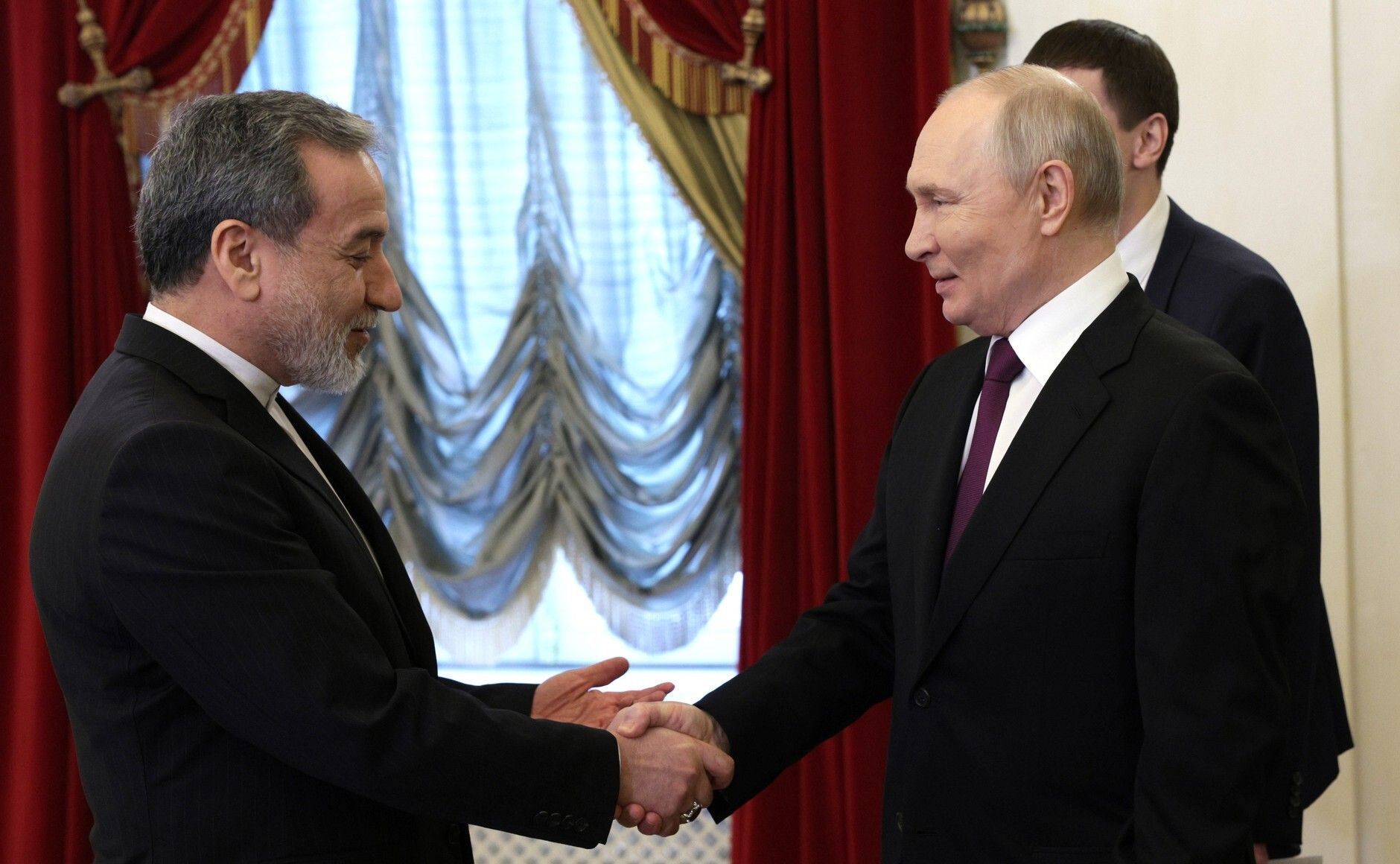 Russian President Putin meets with Iranian FM Araghchi