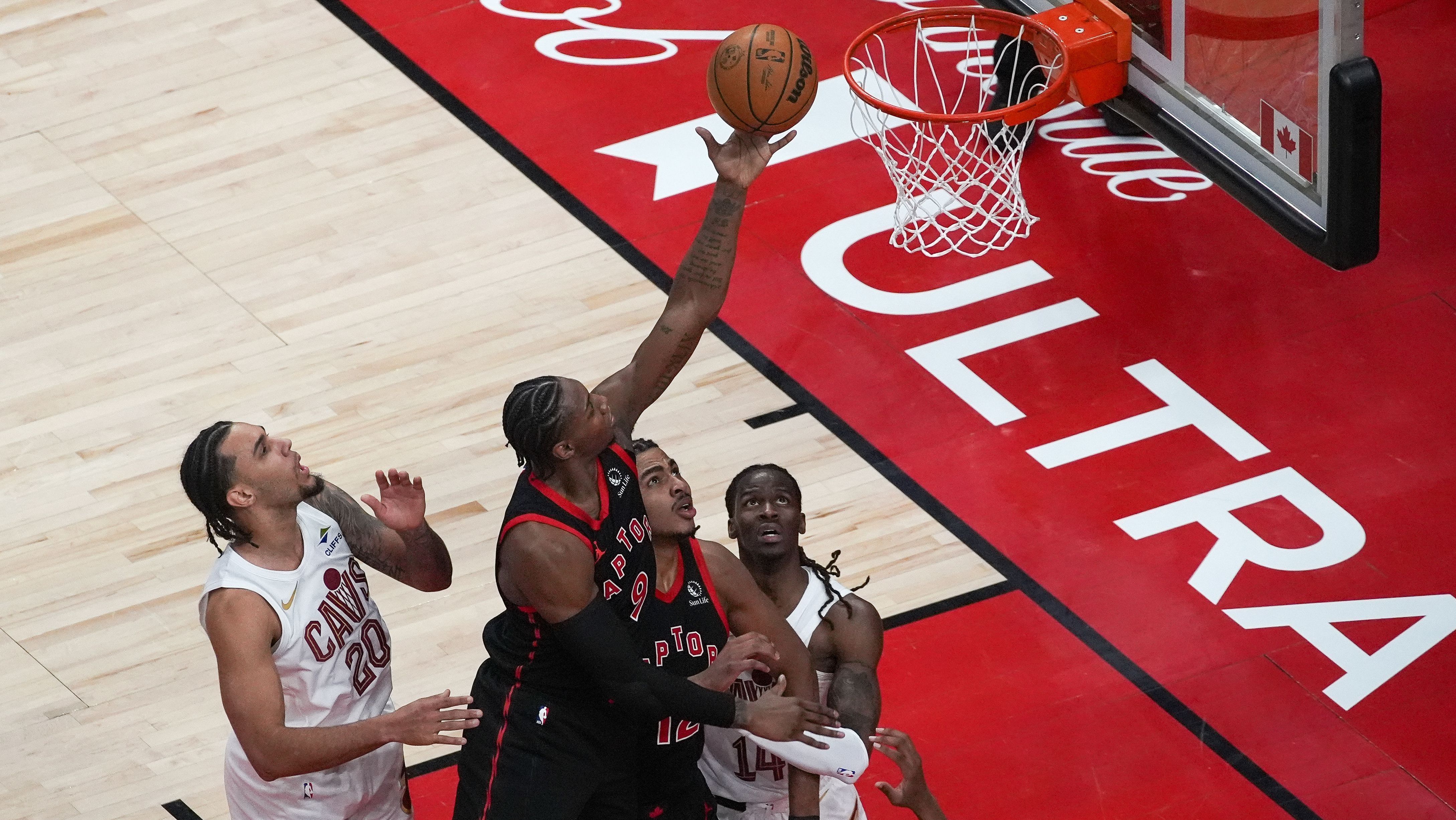 RJ Barrett brilhou na vitória dos Raptors contra o Cavs