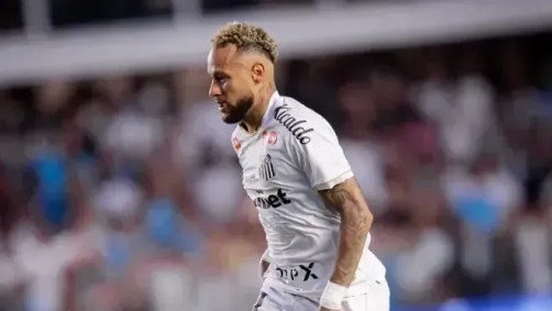 Neymar, meia-atacante do Santos