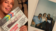 Paolla Oliveira publica fotos dos bastidores de "A Estranha Na Cama"; veja