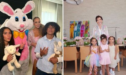 Famosos compartilham fotos de Páscoa nas redes sociais