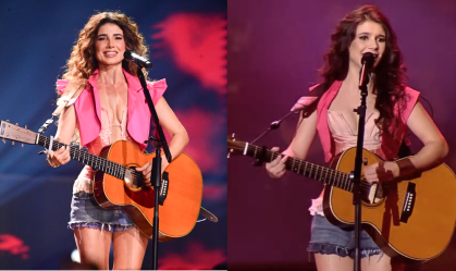 Paula Fernandes em 2026 e em 2011