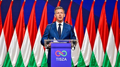 Péter Magyar concede entrevista em Budapeste, capital da Hungria