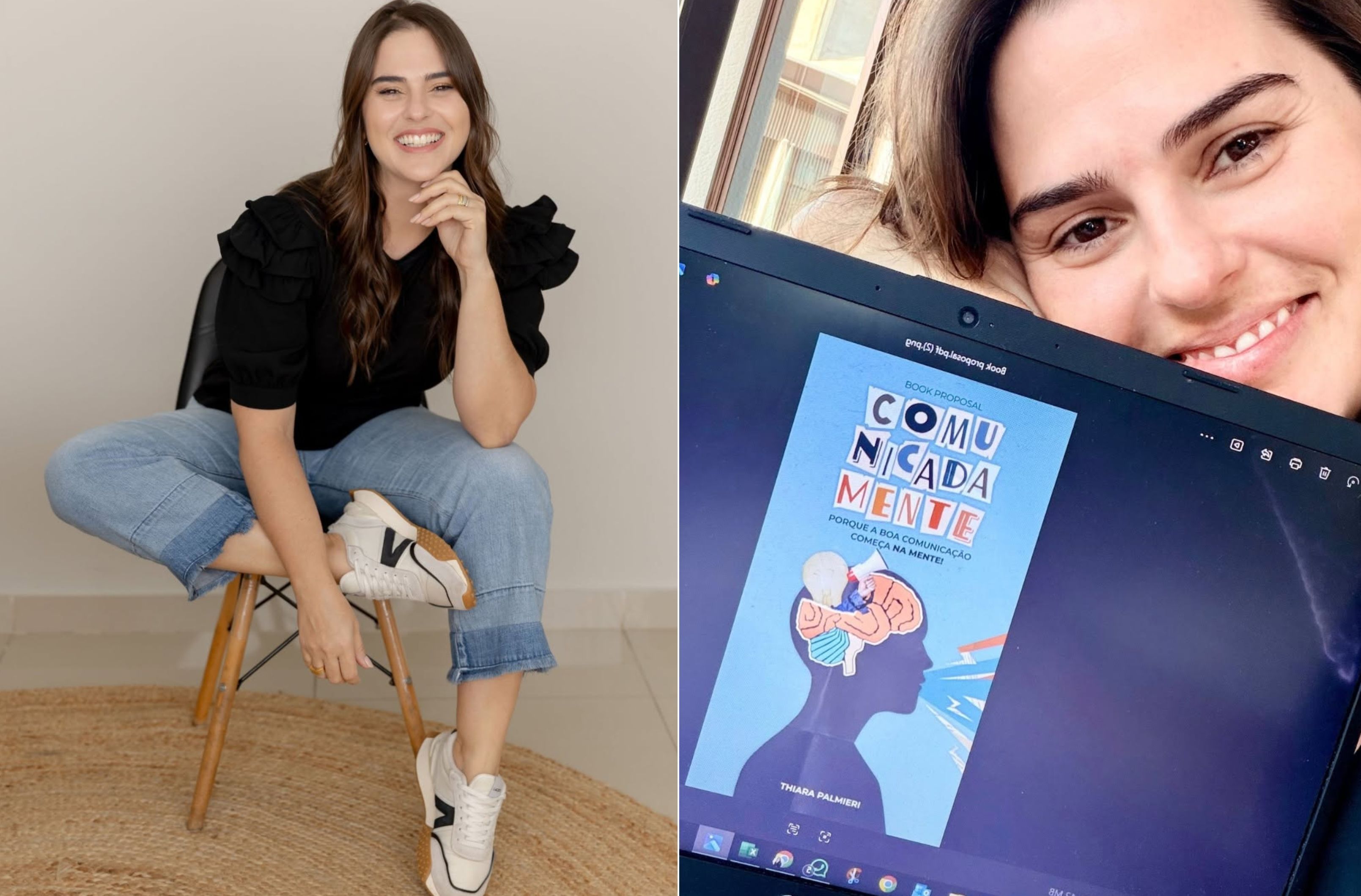 Thiara Palmieri se dedica à comunicação corporativa atualmente • Reprodução/Instagram