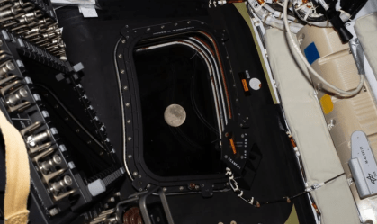 A agência destacou a imagem momentos após a tripulação inicicar o período de sono e desejou "bons sonhos" aos astronautas