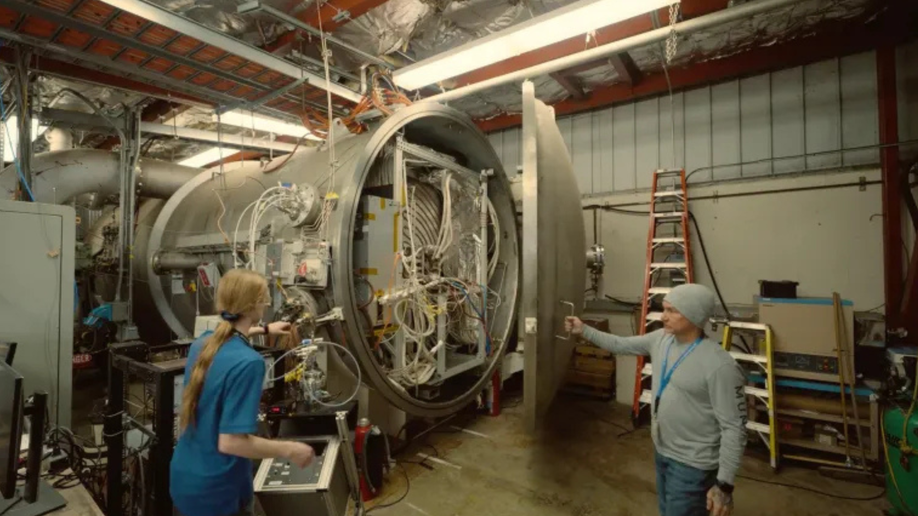 Protótipo do propulsor testado • NASA/JPL-Caltech