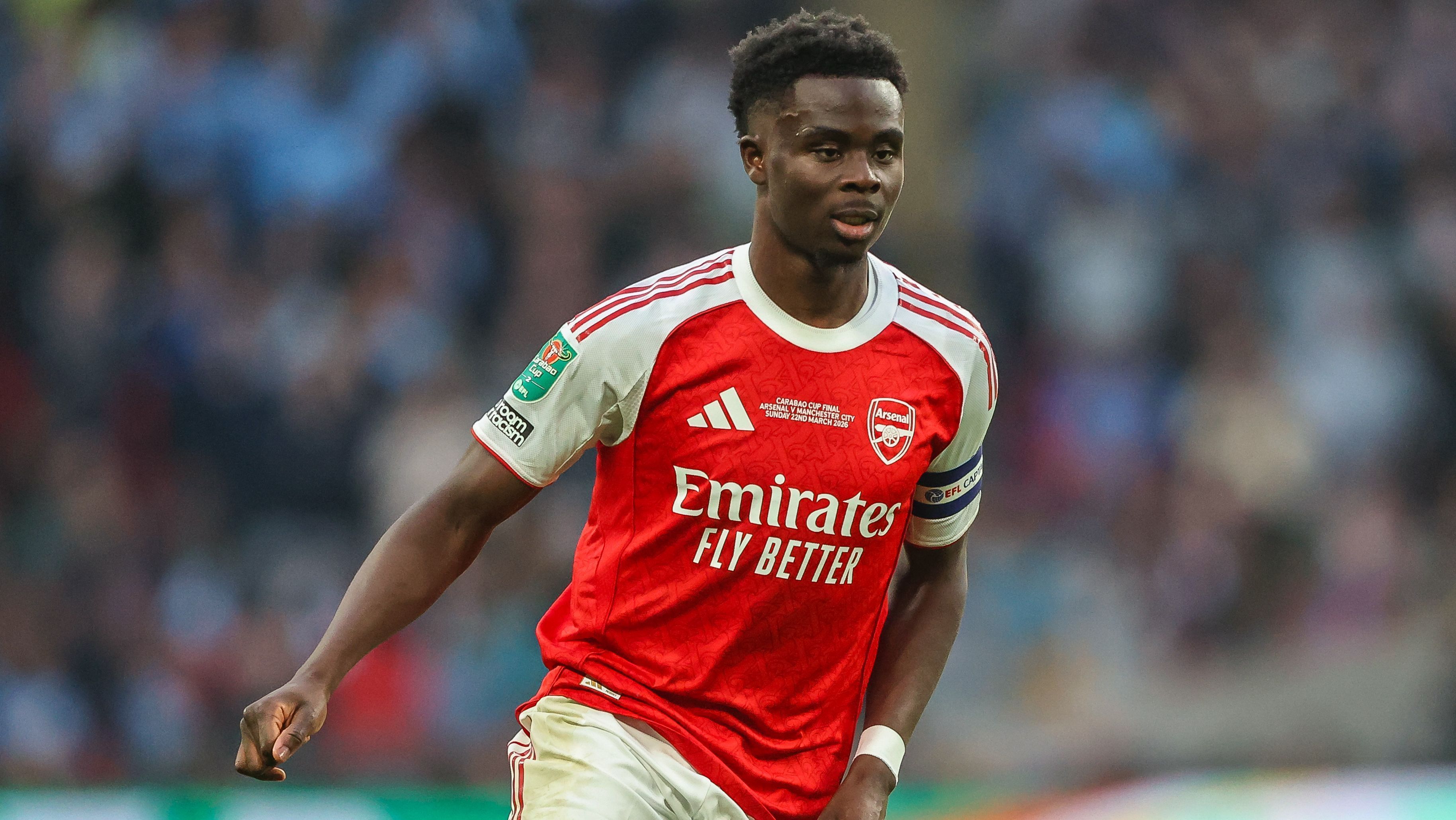 Bukayo Saka se recuperou de lesão e reforça o Arsenal