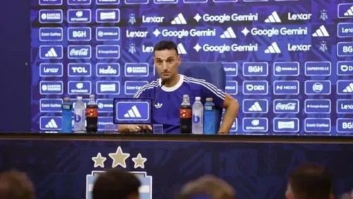 Scaloni em entrevista após Argentina 5 x 1 Zâmbia, em 2026